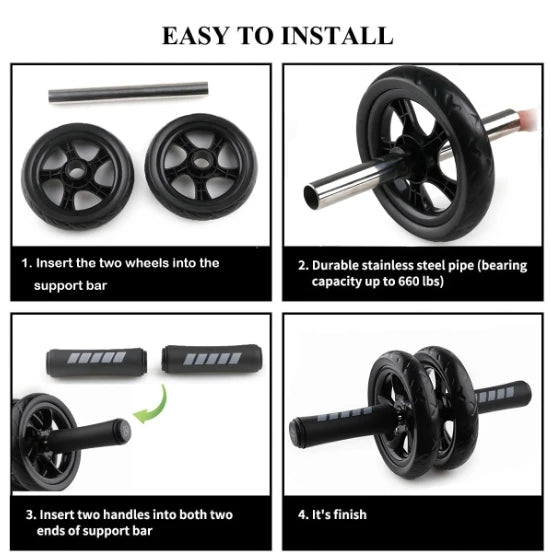 🏋️♂️ AB Roller Wheel - Home Crunch Artifact for Abdominal Training 🏋️♂️