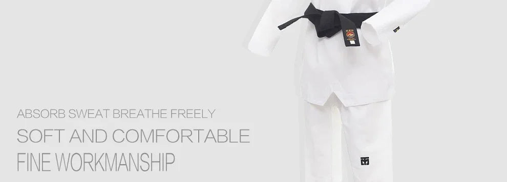 Premium Taekwondo & Karate Uniform – Sizes XXXS to XXXL for Kids & Adults 🌟