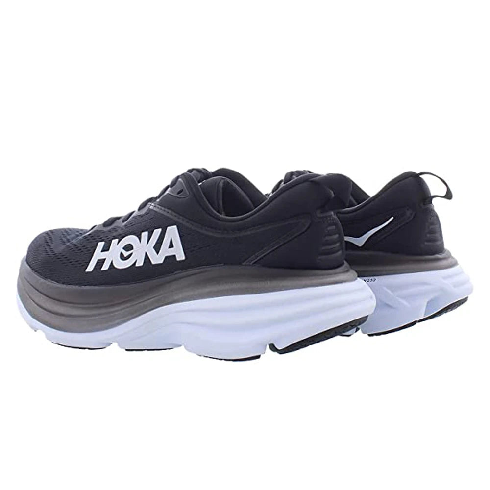 Hoka One One Sport Running Shoes Bondi 8 Breathable Road Runs Shoes Men Sport Shoes Lifestyle Outdoor Sneaker Women