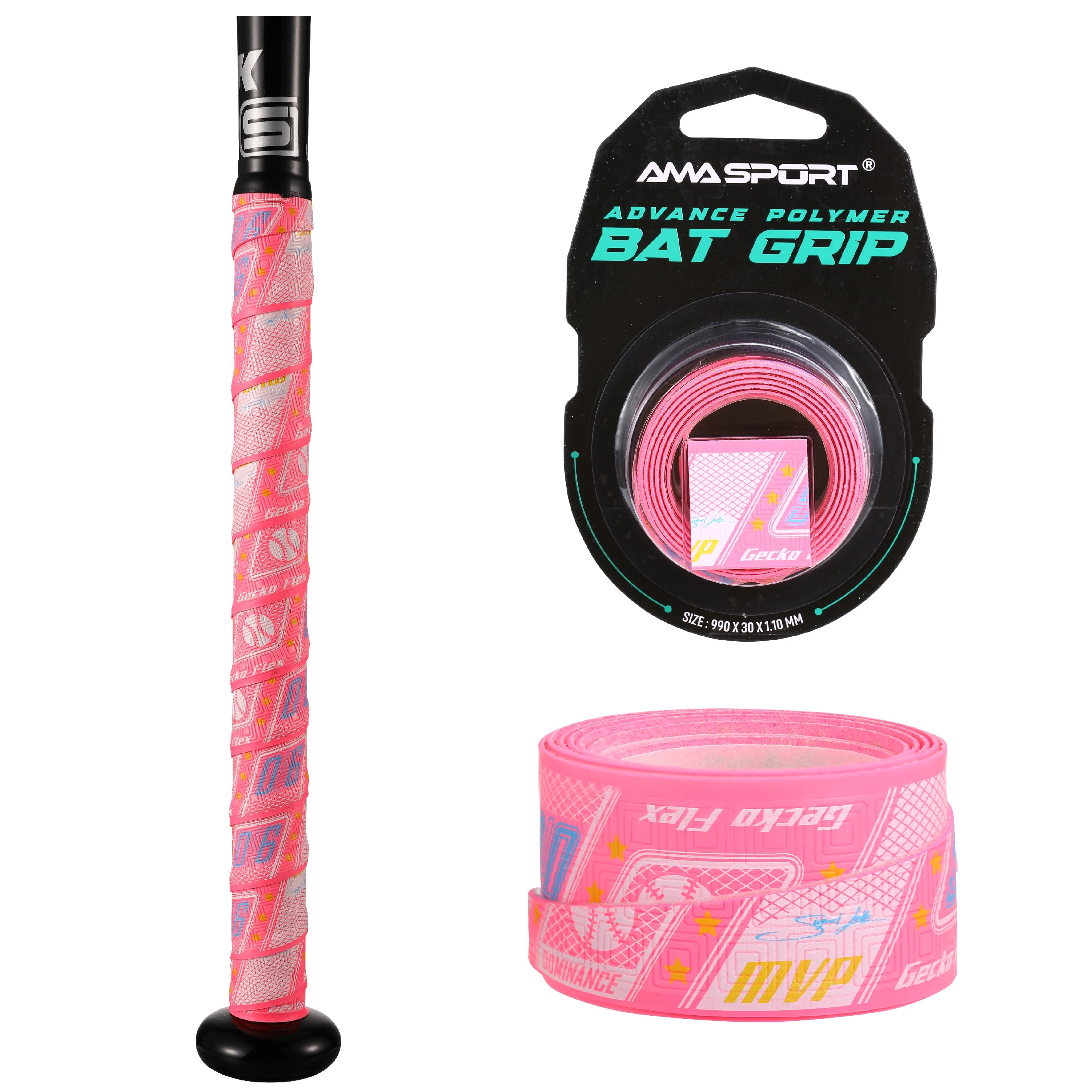 AMASPORT Baseball Bat Grip Tape Anti-Slip 1.1M