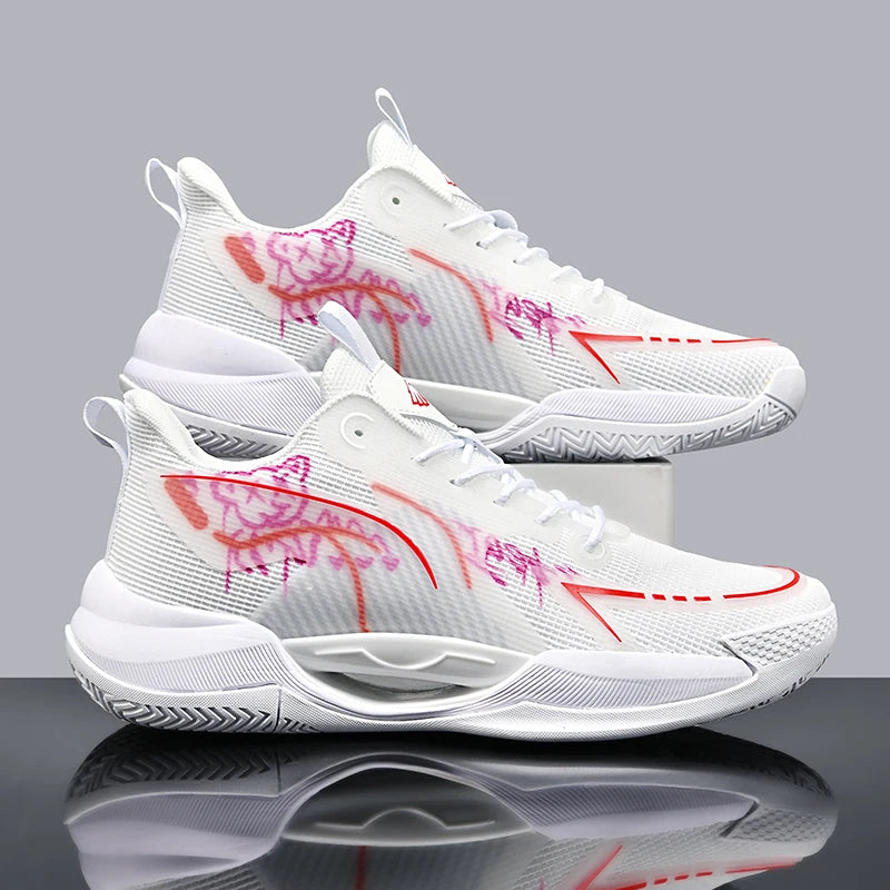 High-Quality Reflective Basketball Shoes for Men