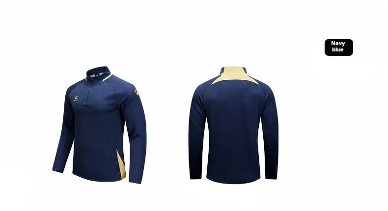 Men's Stand Neck Breathable Sports Hoodie - 2024 Spring Football Training Pullover Basketball Jacket