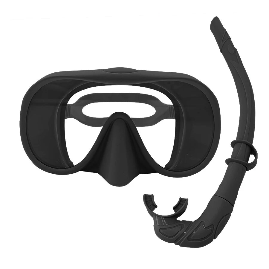 180° Full Face Diving Mask with Anti-Fog Snorkel Tube