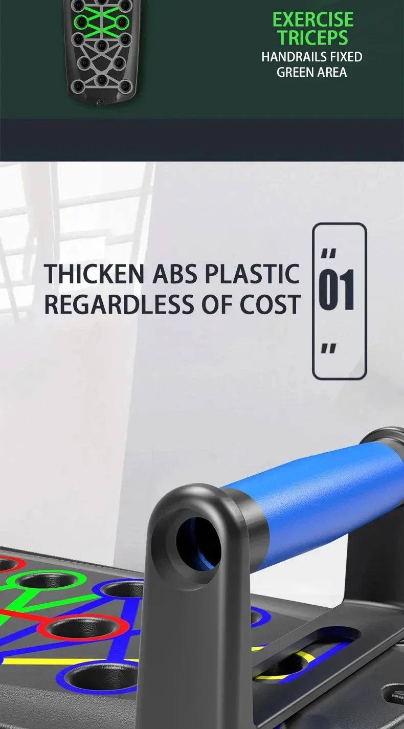 đȘ 21 in 1 Portable Push Up Board | Foldable Exercise Station for Strength Training