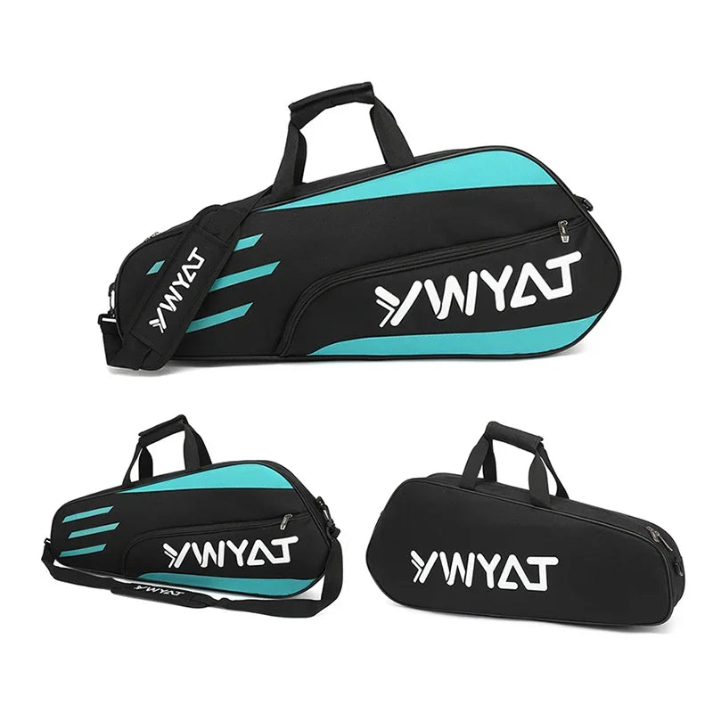 Waterproof Nylon Racket Bag with Shoulder Straps