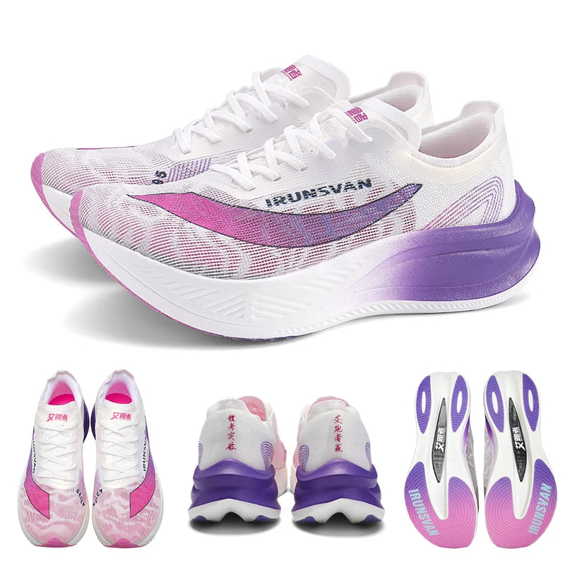 đââïž IRUNSVAN Carbon Plate Marathon Running Shoes - Professional, Ultra-Light, Shock-Absorbing Sneakers for Men đââïž