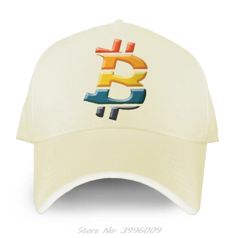 Bitcoin Sport Fashion Peaked Cap for Men