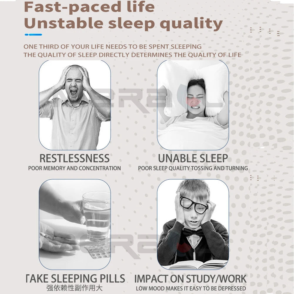 đ Pulse Sleep Aid Device â Micro-Current Therapy for Deep Sleep & Relaxation | Combat Anxiety & Insomnia | Portable Sleeper đ€