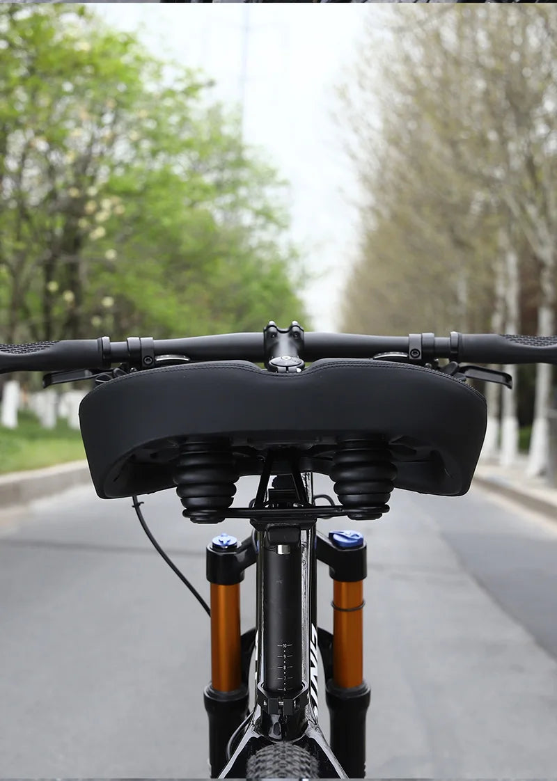 🚴♂️ WEST BIKING Widened & Thickened Bicycle Saddle – Soft Shock Absorption | Oversize MTB & Road Cycling Cushion 🌟