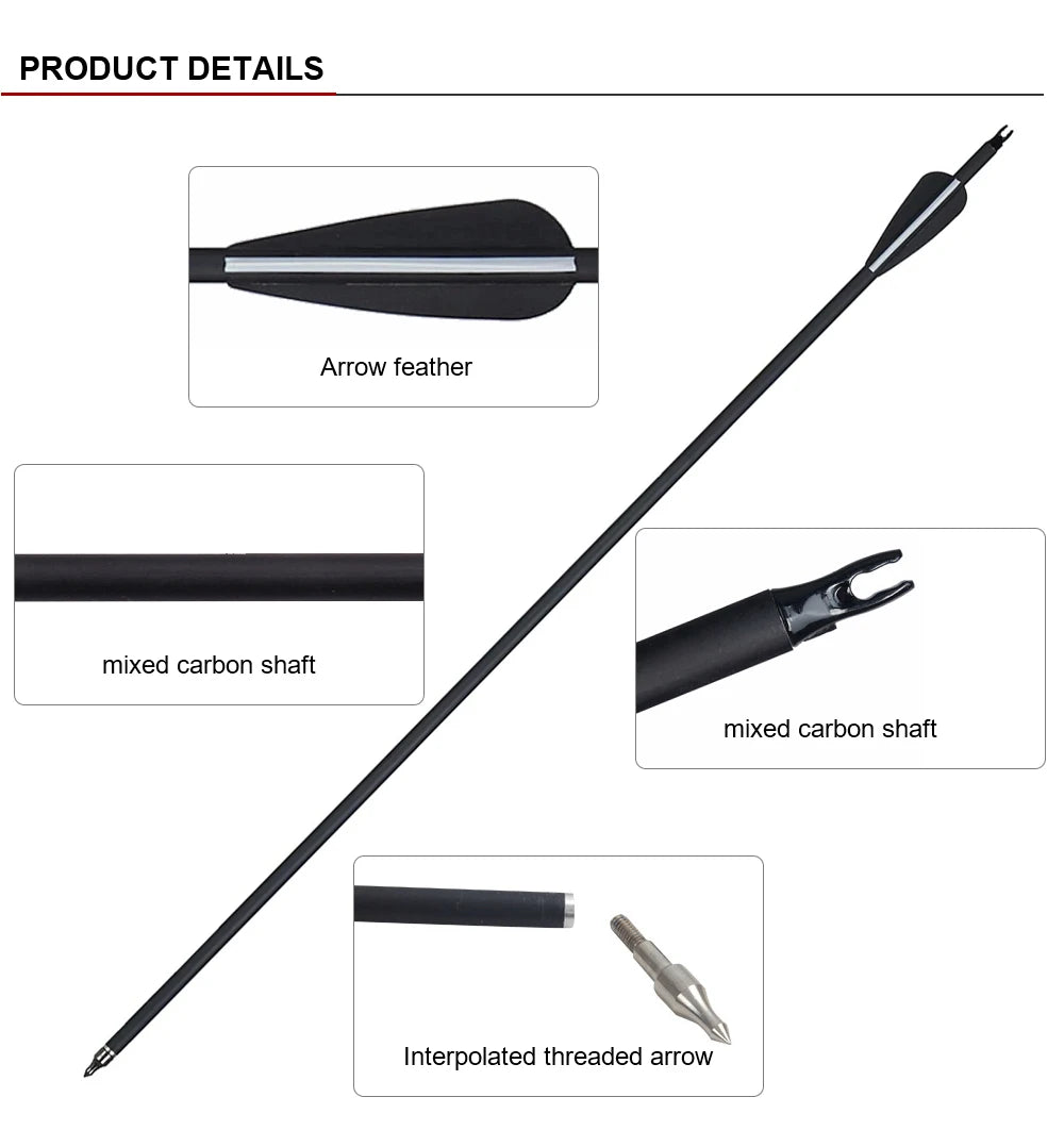 đč Toparchery 20-40lbs Takedown Recurve Bow | 57" Archery Set for Hunting | Left & Right Hand Black Hunting Bow