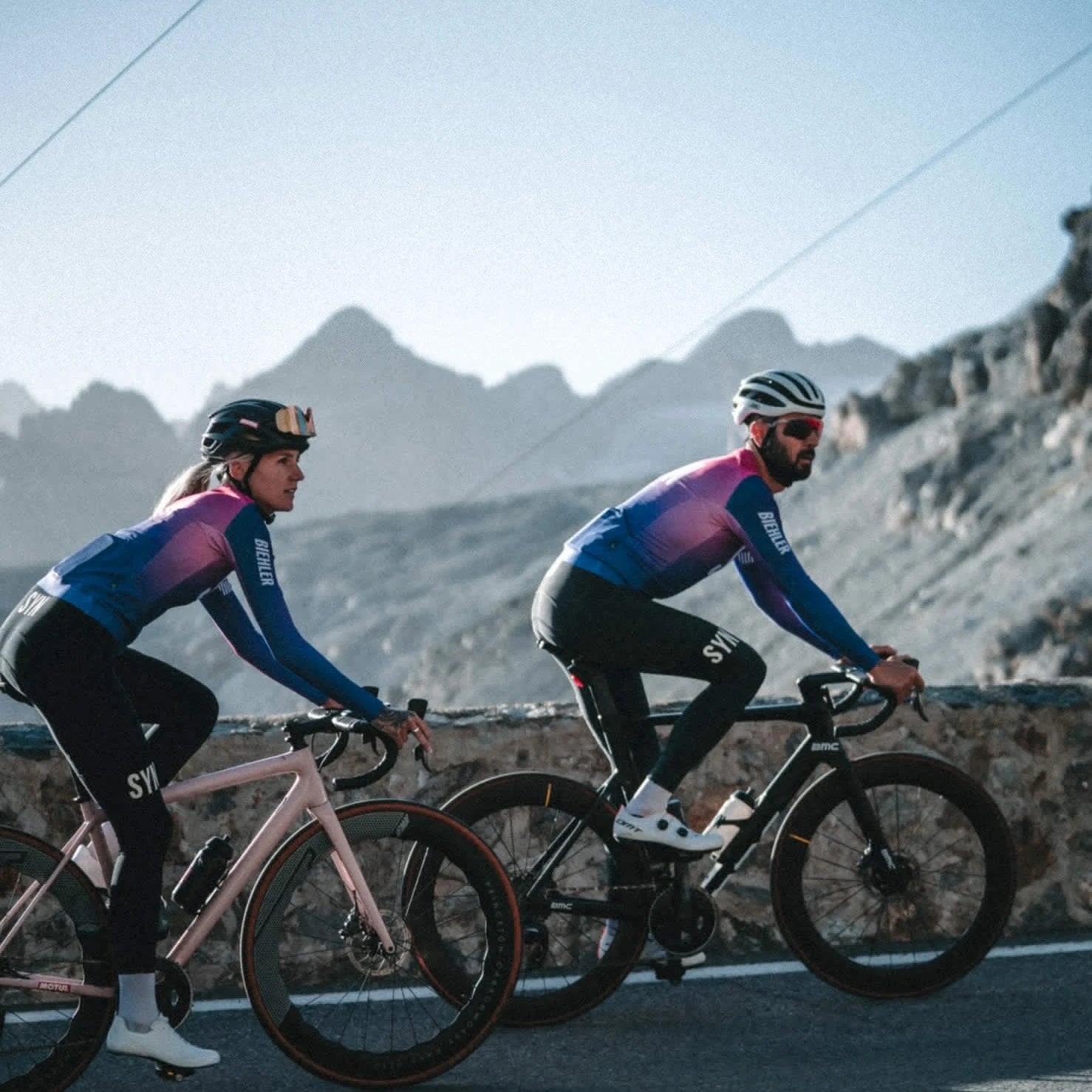 SYN Team Cycling Jersey Men - Men’s Summer Short Sleeve Bicycle Jersey for Cycling & Training