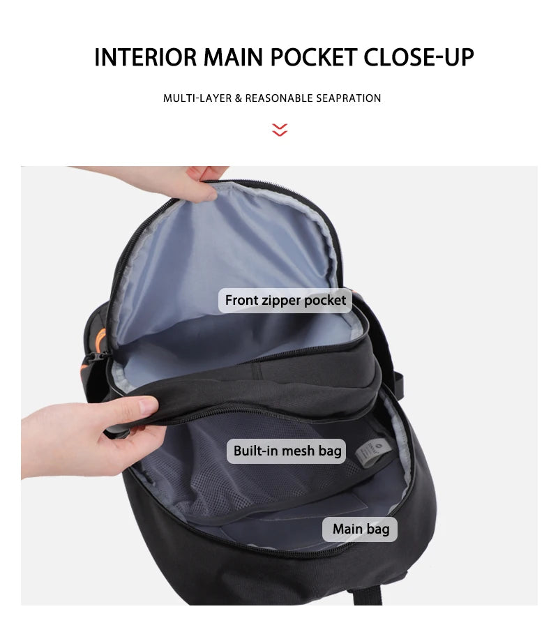 TINYAT Sports Backpack Women's Waterproof Bag Purse Back to School Men's Foldable Travel Backpack with Shoe Storage for Gym