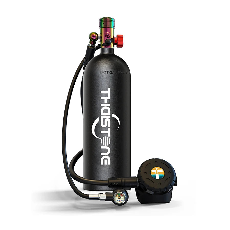 TAIITONEE Scuba Diving Bottle 2.3L High Pressure Oxygen Tank