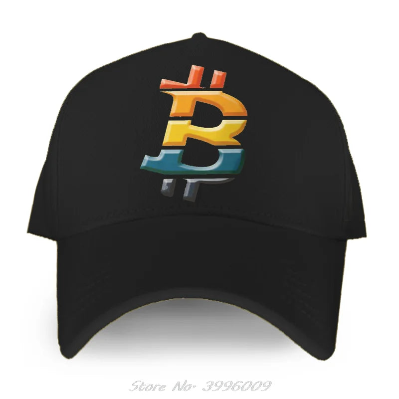 Bitcoin Sport Fashion Peaked Cap for Men