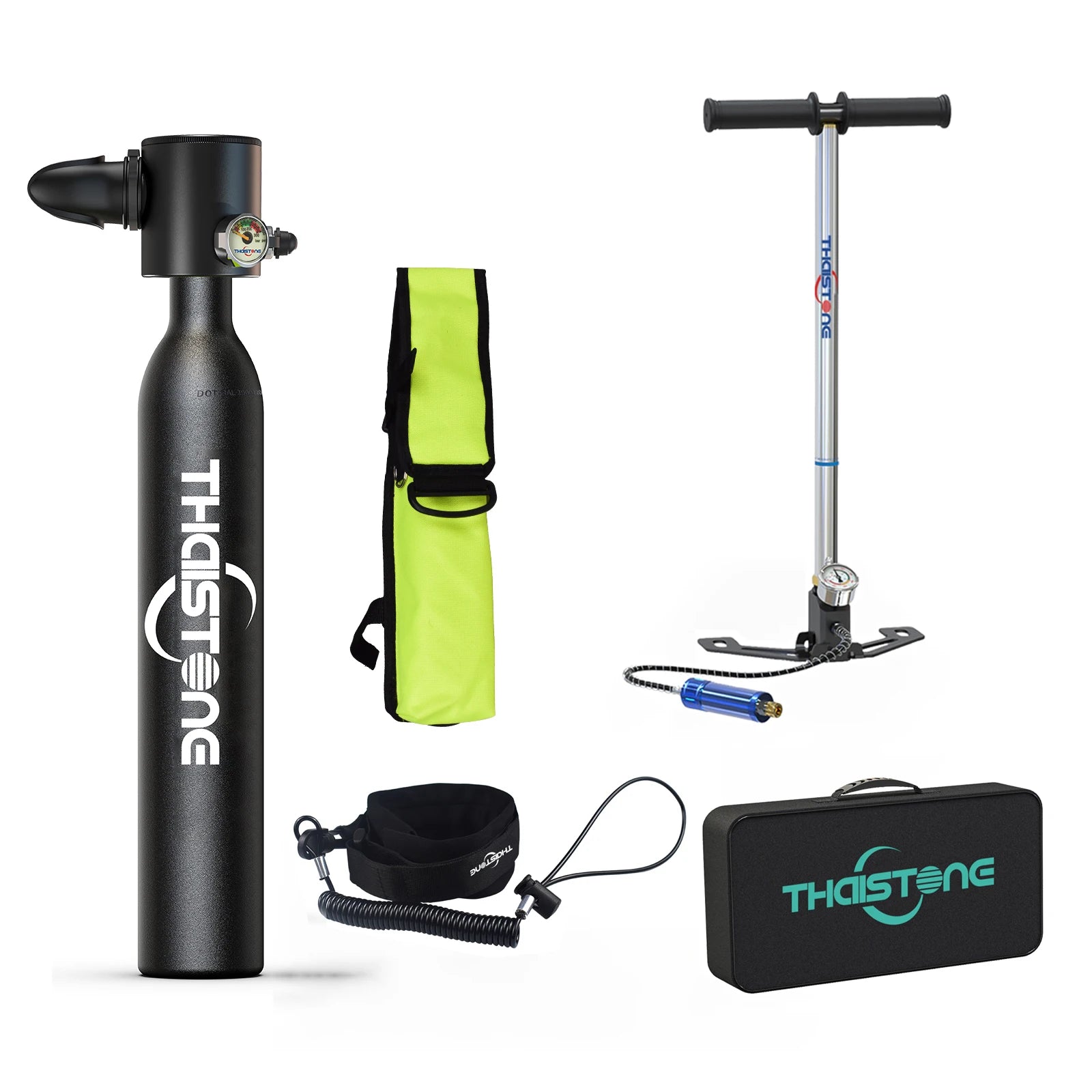 Mini Scuba Diving Tank 0.5L Oxygen Cylinder Set