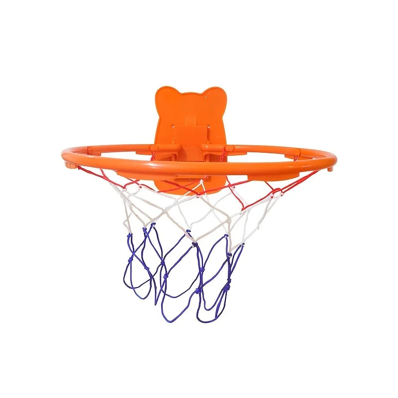30cm Indoor Wall Mounted Basketball Hoop with Netting for Kids