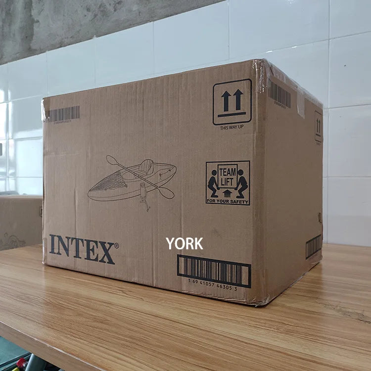 đŁââïž Adventure-Ready Inflatable Kayak â Single Person Fishing & Water Sports Raft | Includes Paddles đ