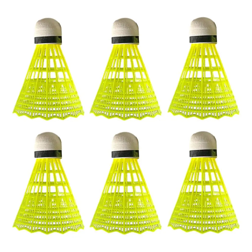 Nylon Badminton Shuttlecocks 3/6 Pack with Goose Feather