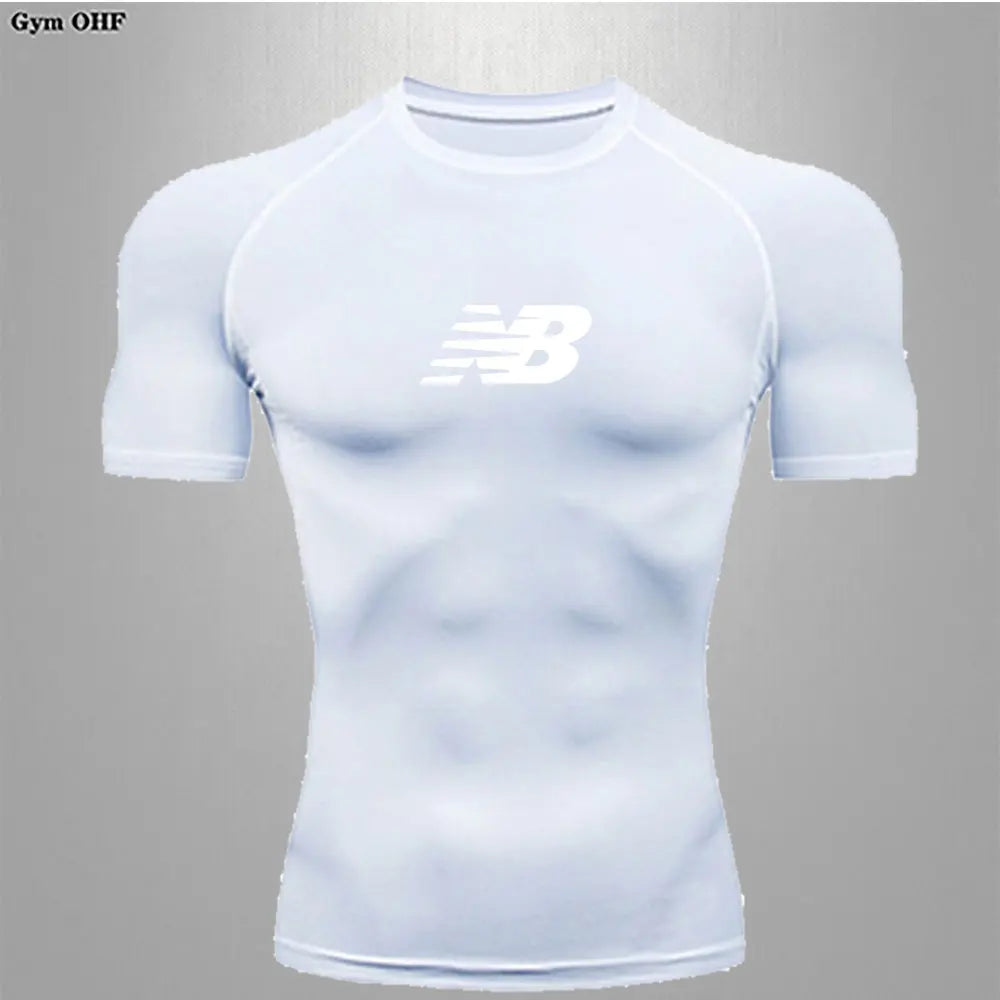 Men's Running Training Sportswear Cycling Slow Running Quick Drying Fitness Clothes Sanda Fitness Exercise Tight Fitting Clothes