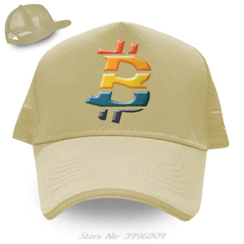 Bitcoin Sport Fashion Peaked Cap for Men