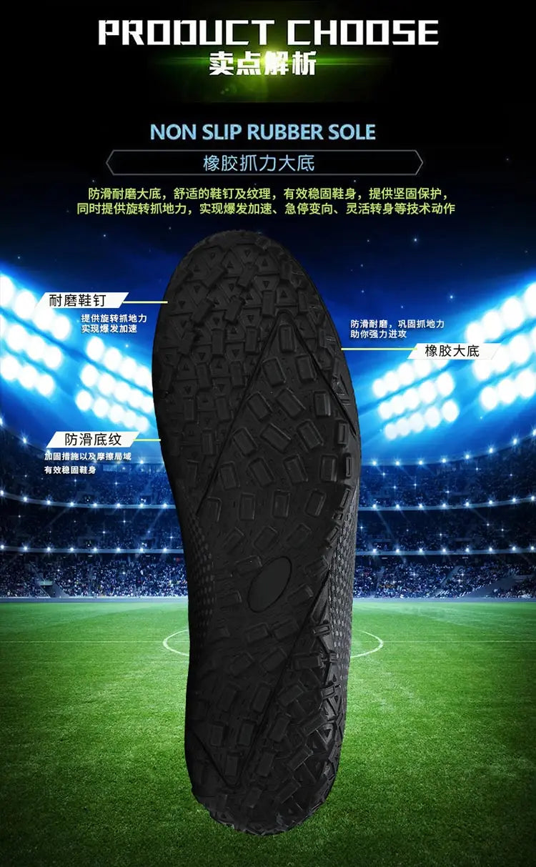 Men's Assassin Chuteira Campo TF/AG High Cut Football Boots – Premium Quality Soccer Shoes for Ultimate Performance