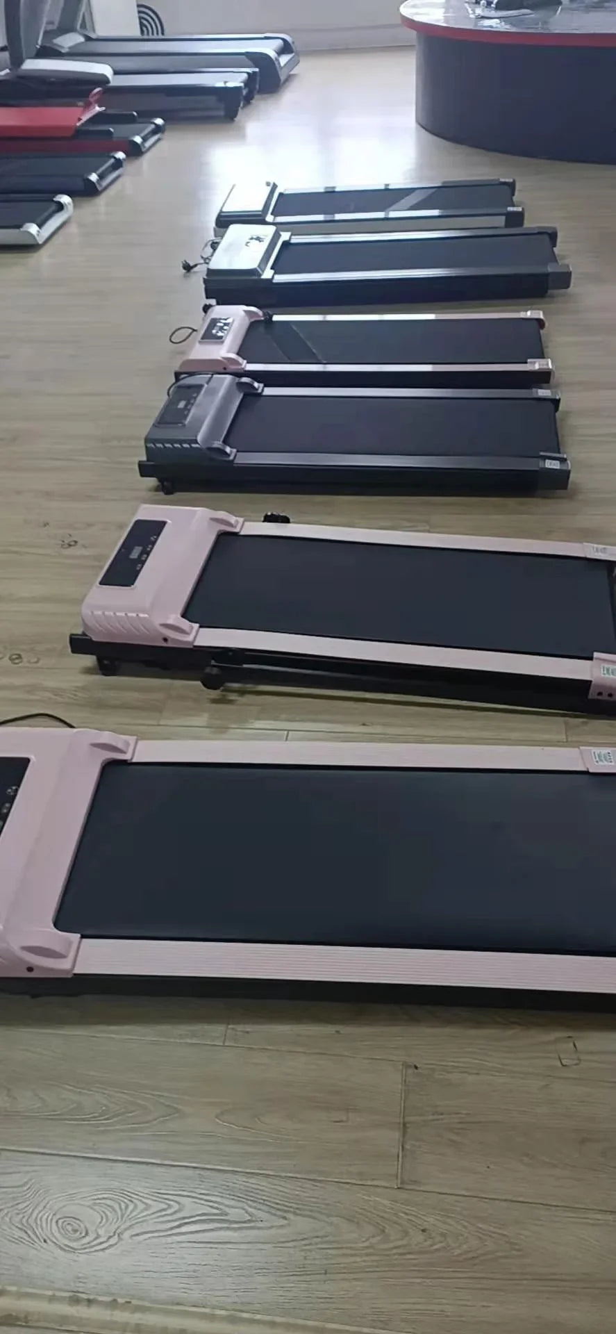 Folding Running Treadmill – Quiet Mini Walking Pad with Wide Belt for Compact Home Gym Fitness