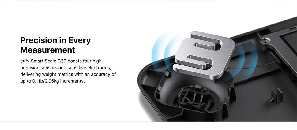 đ eufy Smart Scale C20 - Your All-in-One Digital Body Fat Scale with Larger TFT Screen đ