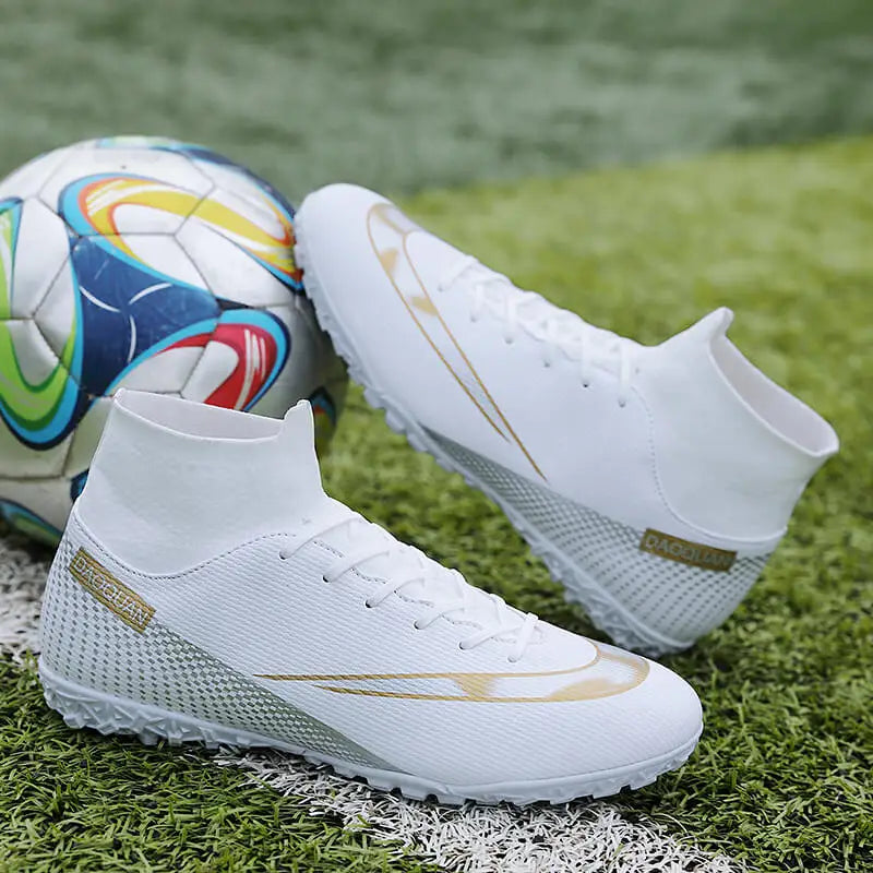 Men's Assassin Chuteira Campo TF/AG High Cut Football Boots – Premium Quality Soccer Shoes for Ultimate Performance