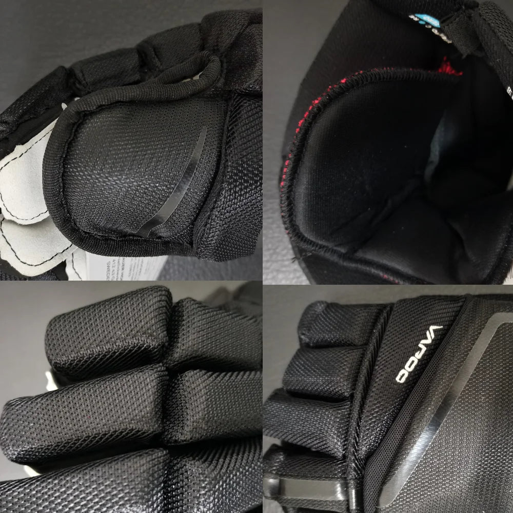 đ Hyperlite 2 Hockey Gloves | Black, Red, White, Navy Blue | 2X & 3X Vapor for Ball Hockey