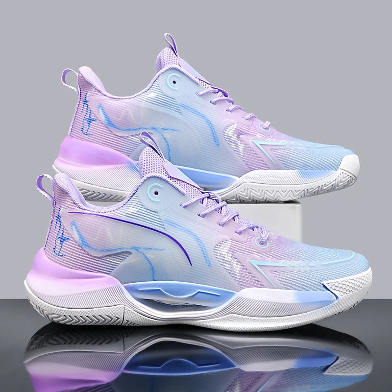 High-Quality Reflective Basketball Shoes for Men