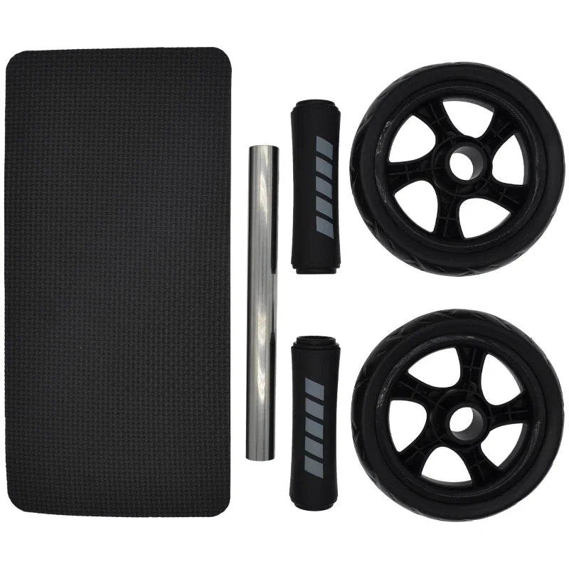 🏋️♂️ High-Quality ABS Roller - 15cm Mute Double-Wheel Abdominal Fitness Equipment 🏋️♀️