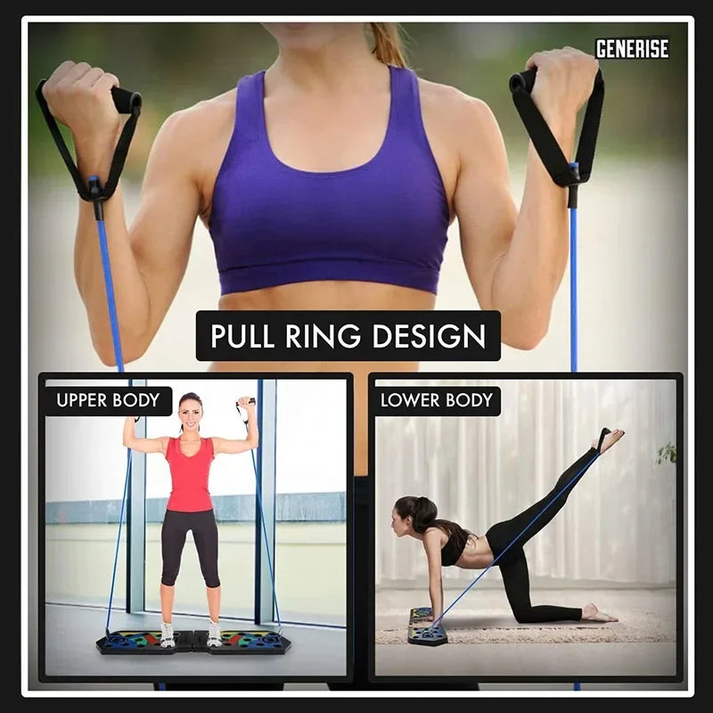 đȘ 21 in 1 Portable Push Up Board | Foldable Exercise Station for Strength Training