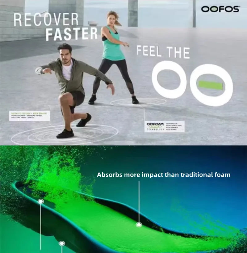 đ OOFOS Original Recovery Sandals | Lightweight & Soft Slides for Men & Women | Perfect for Home & Beach