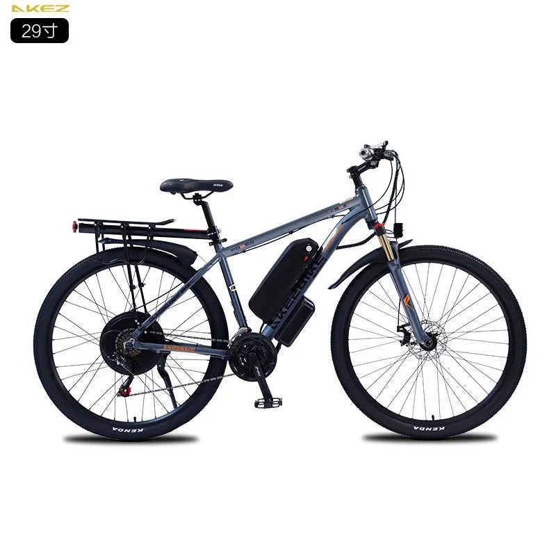 Unisex 29-Inch Electric Fat Tire Bike – 48V 1000W Adult E-Bike for Snow & Mountain Terrain