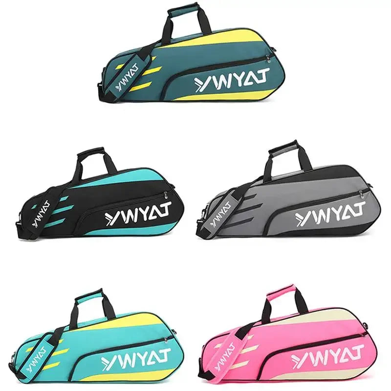 Waterproof Nylon Racket Bag with Shoulder Straps
