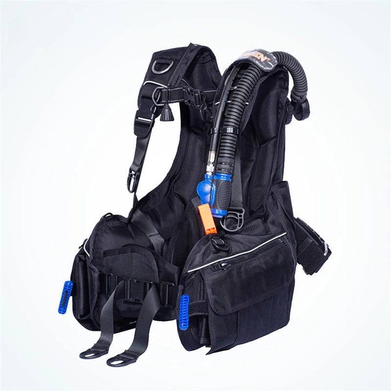 đ Diving Buoyancy Compensator - Scuba Front Adjustable BCD Wetsuit Vest with Quick-Release Weight Integrated Pocket for Spearfishing