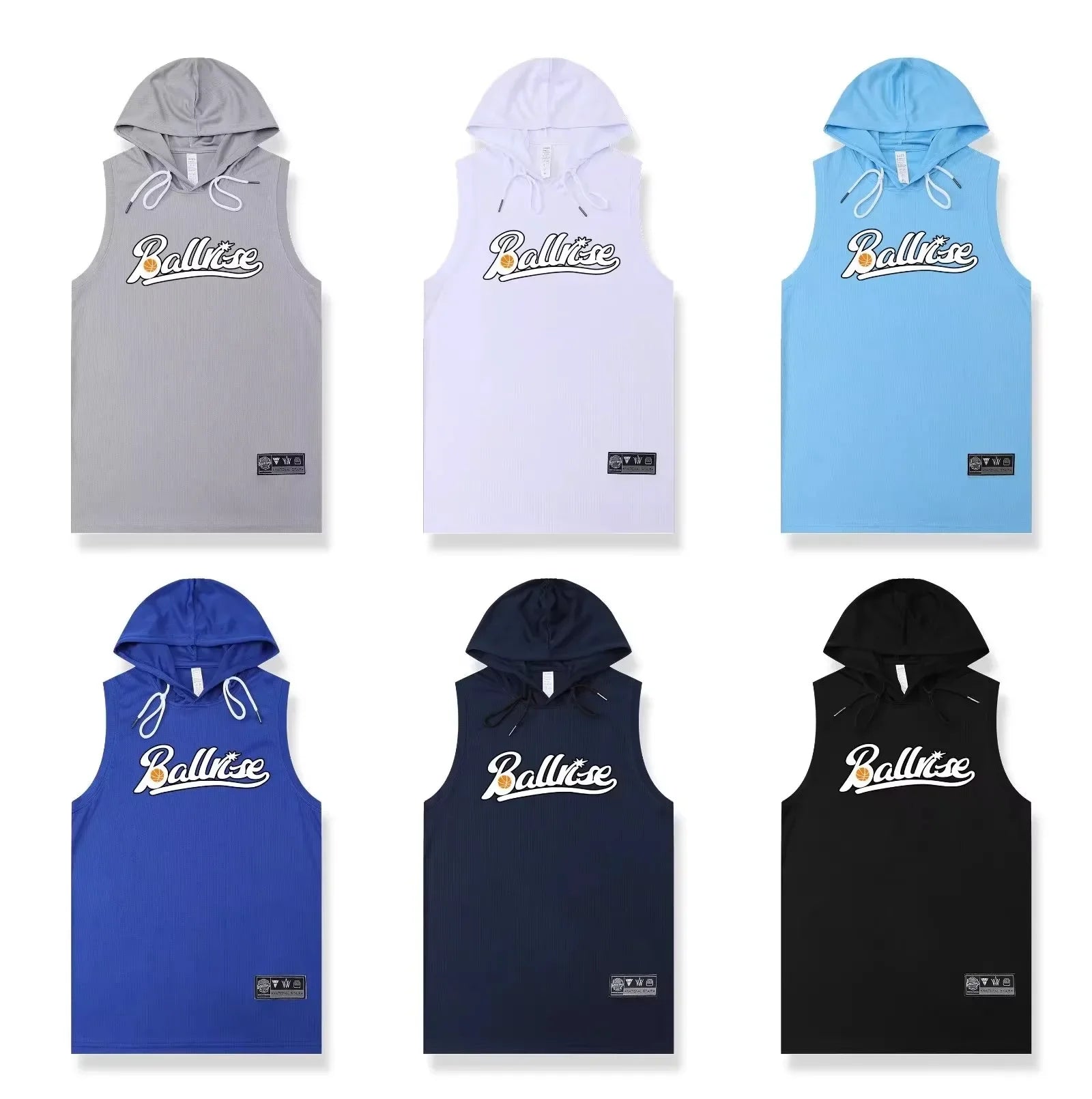 đ Men's Hooded Basketball Vest | Quick-Drying Sleeveless Training T-Shirt