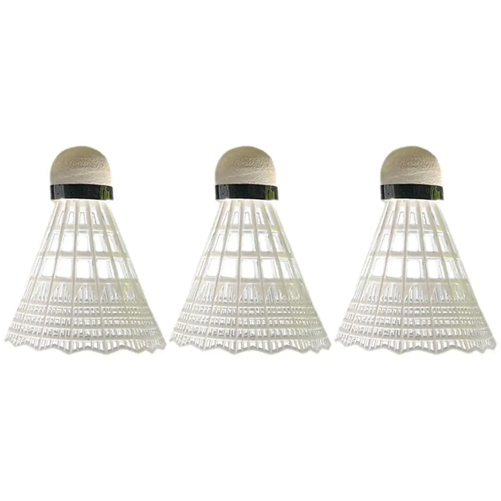 Nylon Badminton Shuttlecocks 3/6 Pack with Goose Feather