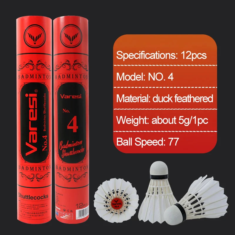 Duck Feather Badminton Shuttlecocks NO.4–NO.7 5g