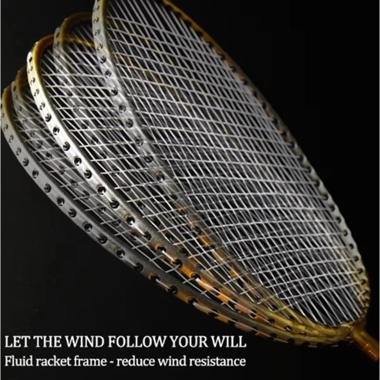 Durable Alloy Badminton Racket for Control Play 65.5cm