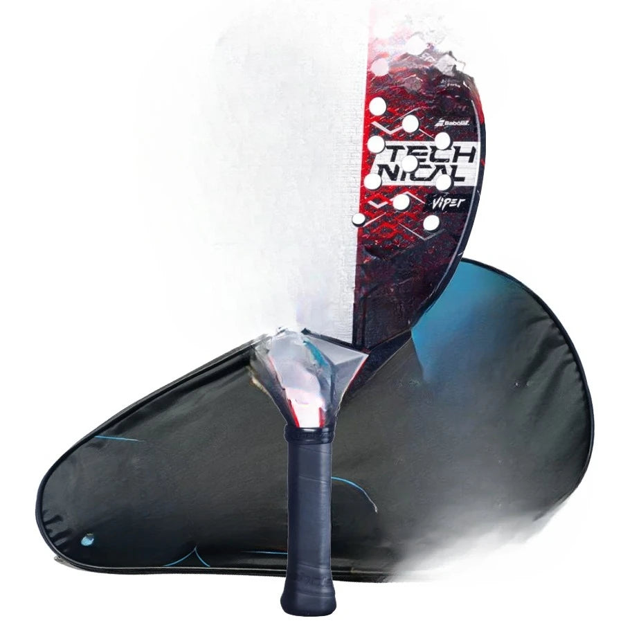 Carbon Fiber Beach Tennis Racket with Bag 38mm