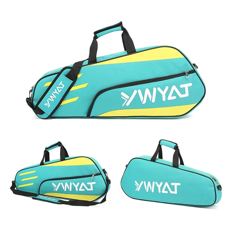 Waterproof Nylon Racket Bag with Shoulder Straps