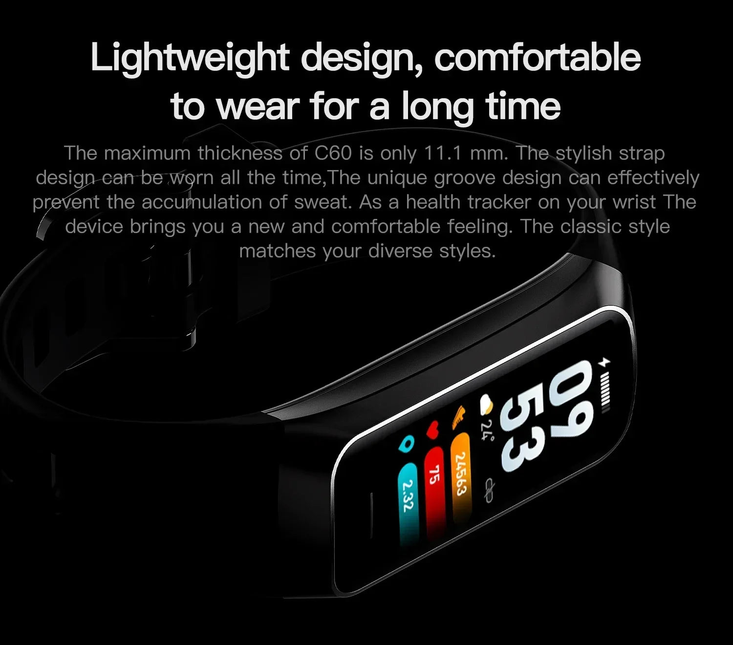 đ 2024 AMOLED Smart Watch â Men & Women Fitness Tracker | Heart Rate & Waterproof đ