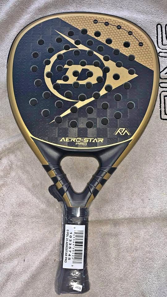 Dunlop Aero-Star Gold Padel Bat - New