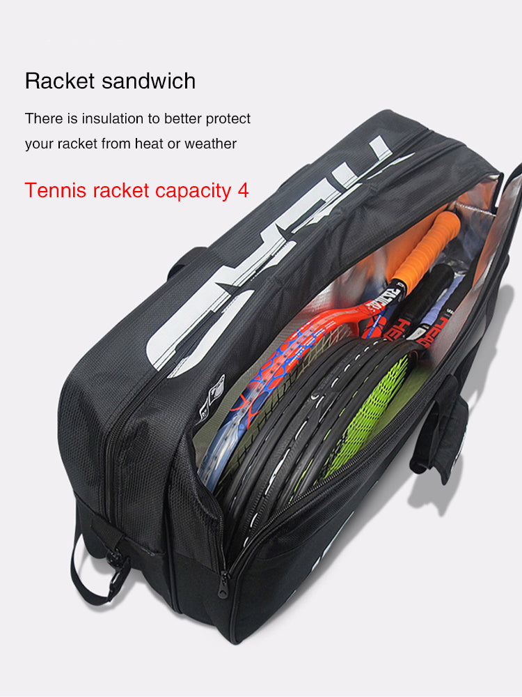 🎾 HEAD Large Capacity Racquet Sport Bag | Fits 6 Rackets | Ideal for Tennis & Badminton