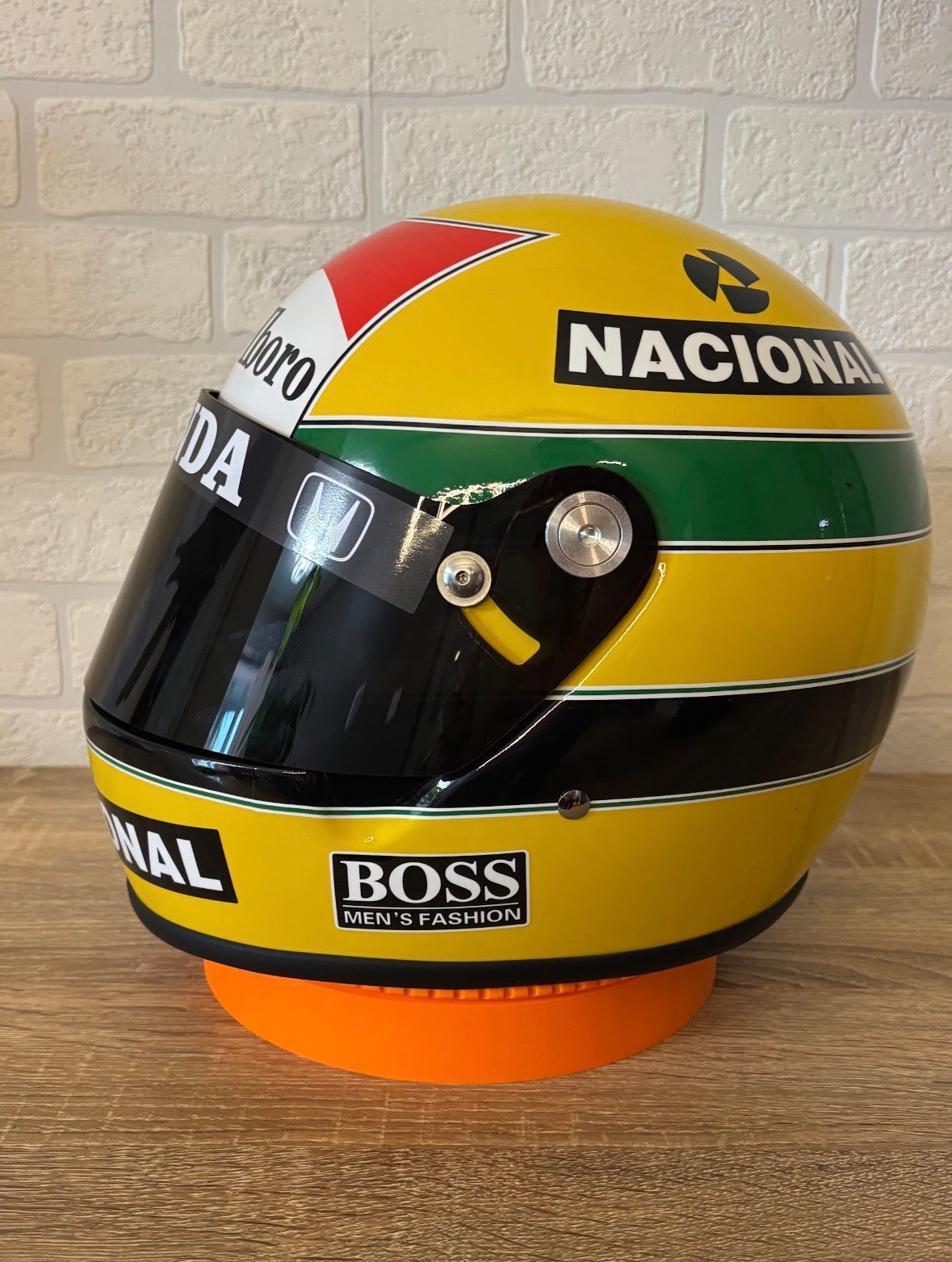 Ayrton Senna Formula 1 Helmet Replica — Full-Size Collector’s Edition