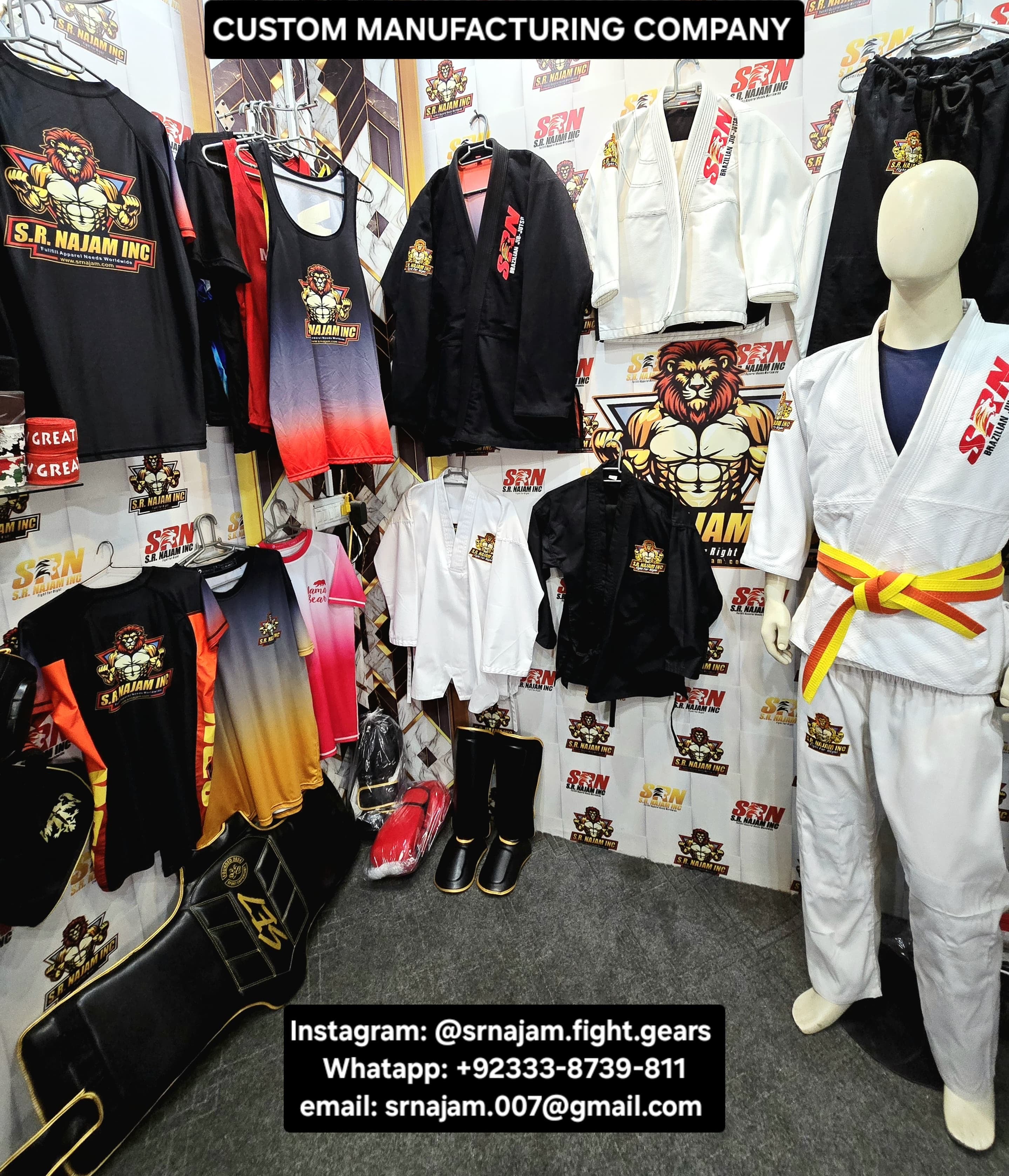 S.R. NAJAM INC (Fightgear Manufacturer)
