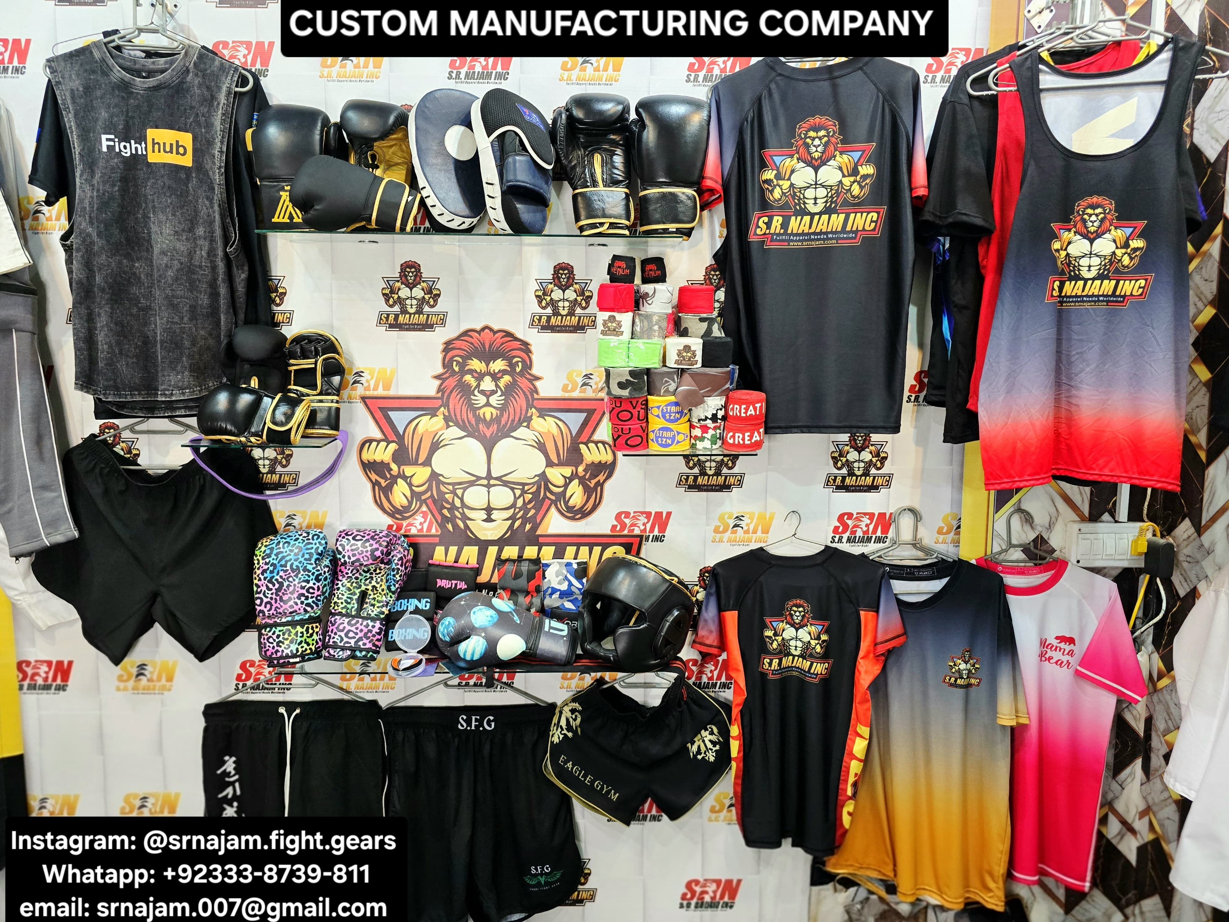S.R. NAJAM INC (Fightgear Manufacturer)