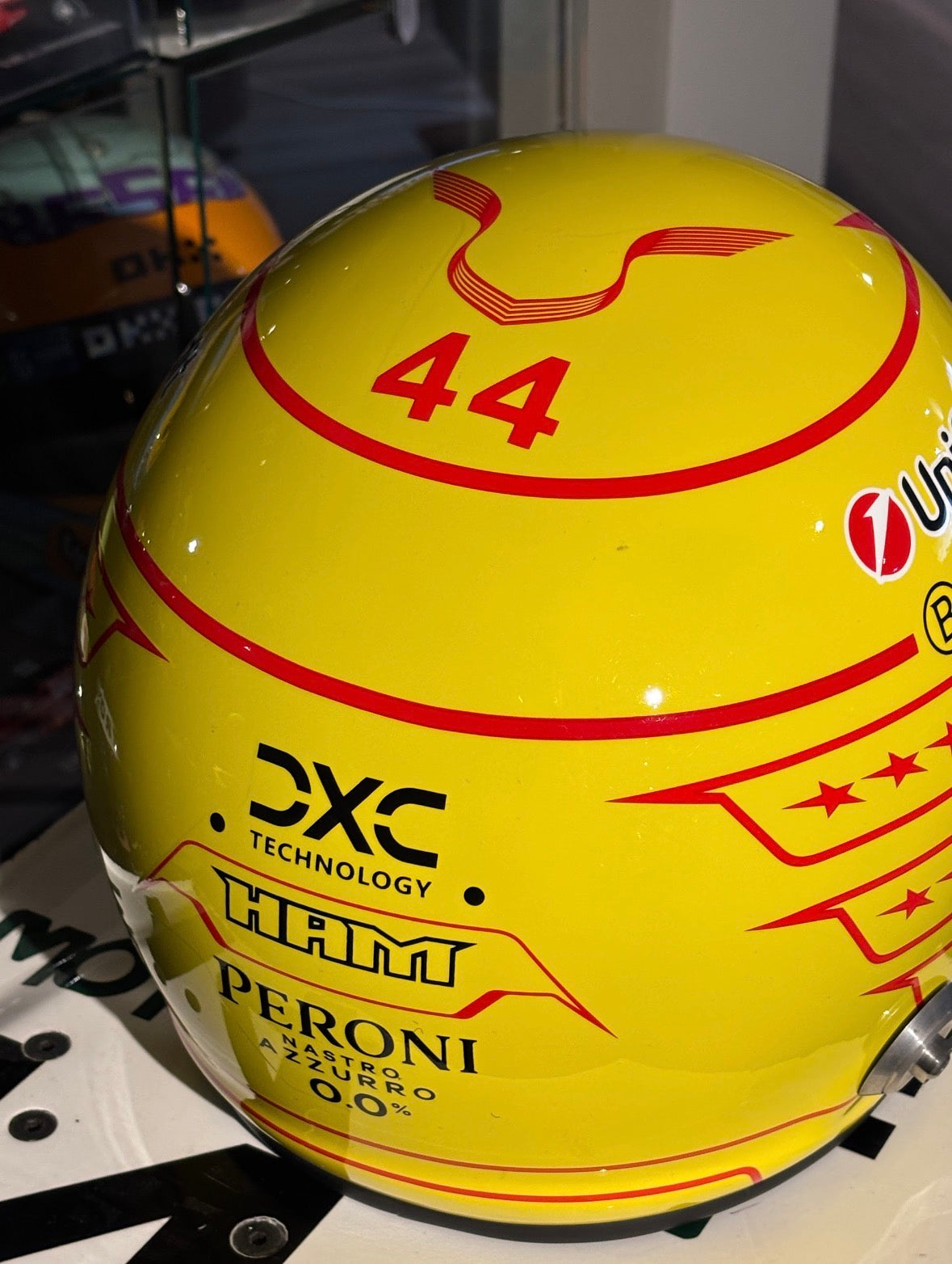Lewis Hamilton Formula 1 Helmet Replica – 1:1 Scale