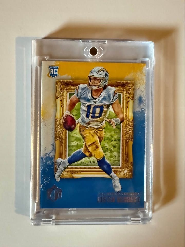 Justin Herbert Football Card Lot – PSA 10 Rookie + Mosaic NFL Debut + Memorabilia Patch /32 | Premium Chargers Collection